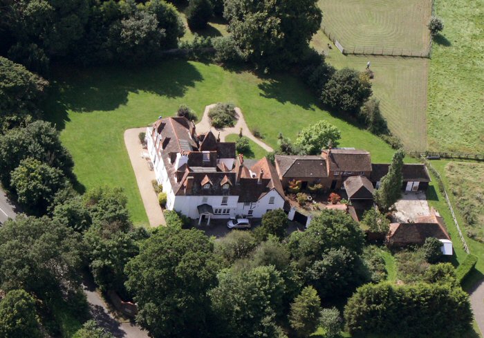 Aerial view of East Court